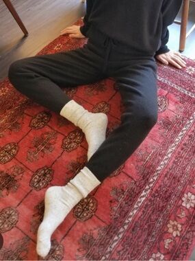 Le Bon Shoppe//Ebony Cashmere Sweater Pants
